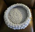 Customisable CloudNest Luxe Calming Pet Bed – Handmade Chenille