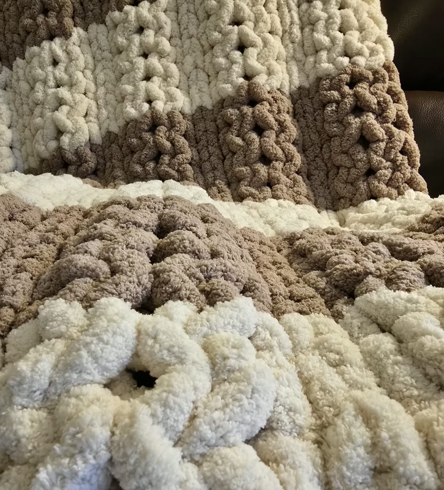 Customisable The Sandstone Honeycomb Bed Runner – Handmade Chenille