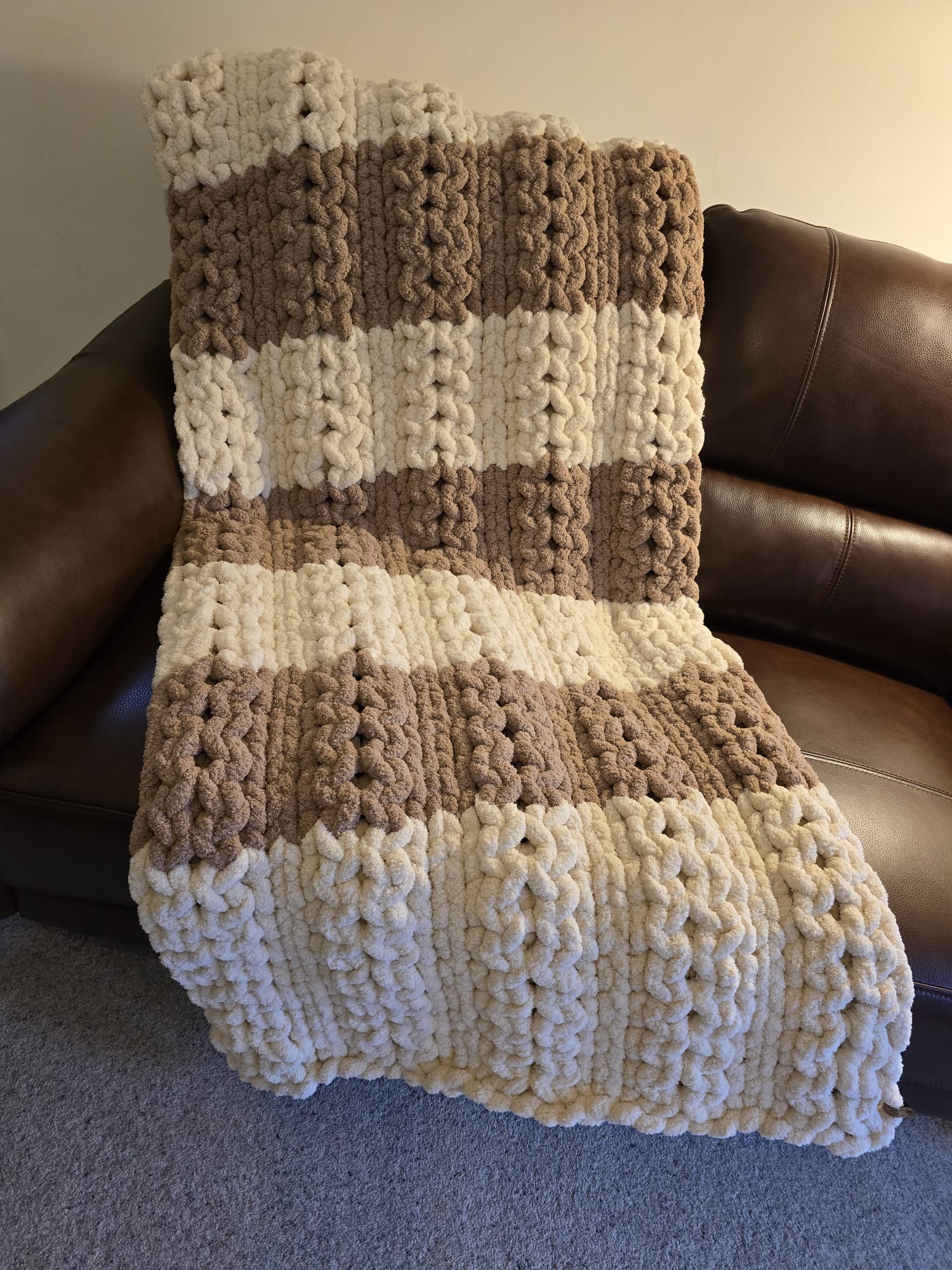 Customisable The Sandstone Honeycomb Bed Runner – Handmade Chenille