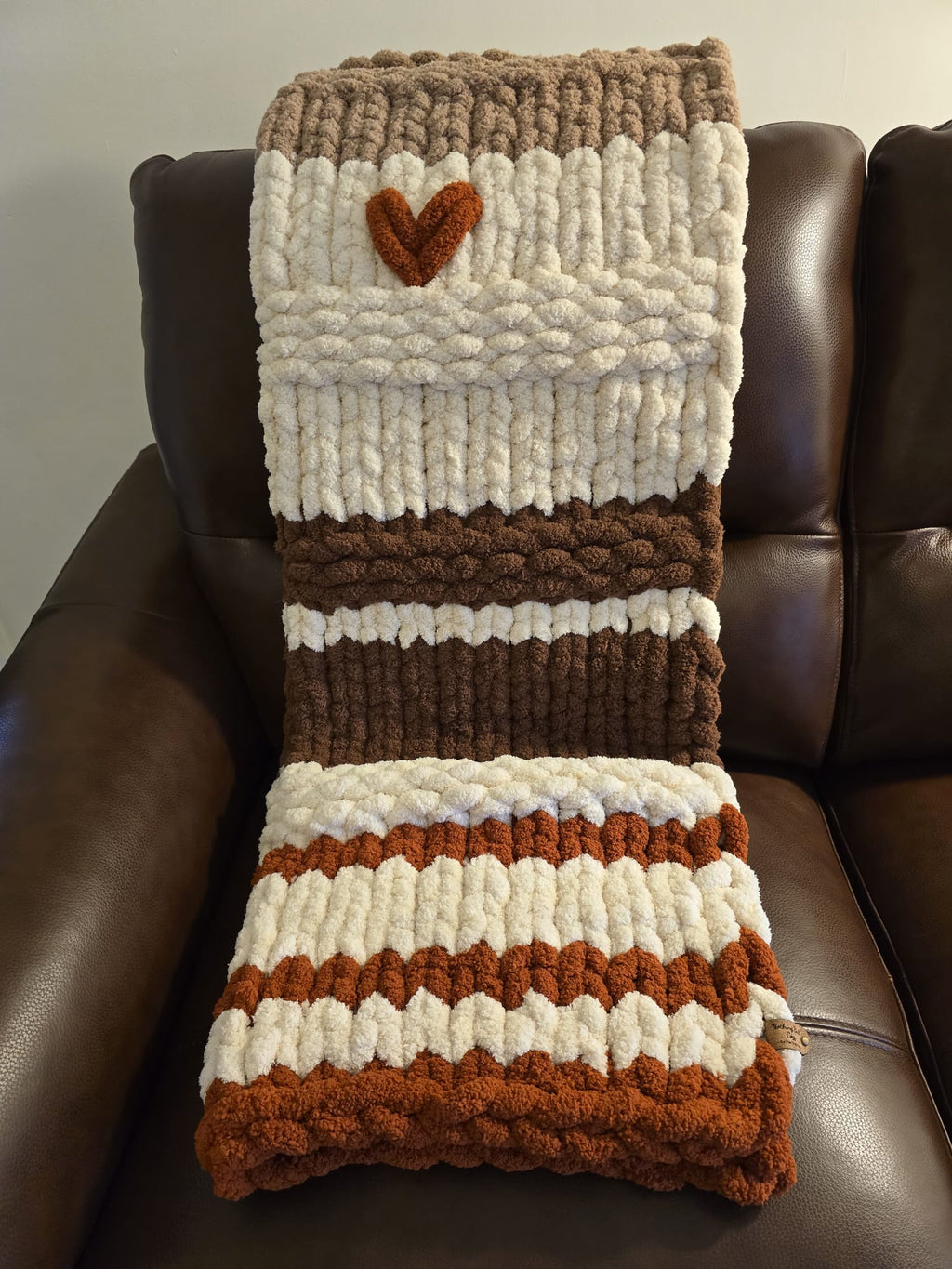 Customisable Cocoa Hug Baby Blanket – Handmade Chenille