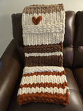 Customisable Cocoa Hug Baby Blanket – Handmade Chenille