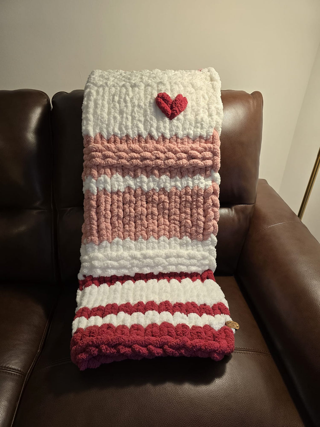 Customisable Strawberry Shortcake Baby Blanket – Handmade Chenille
