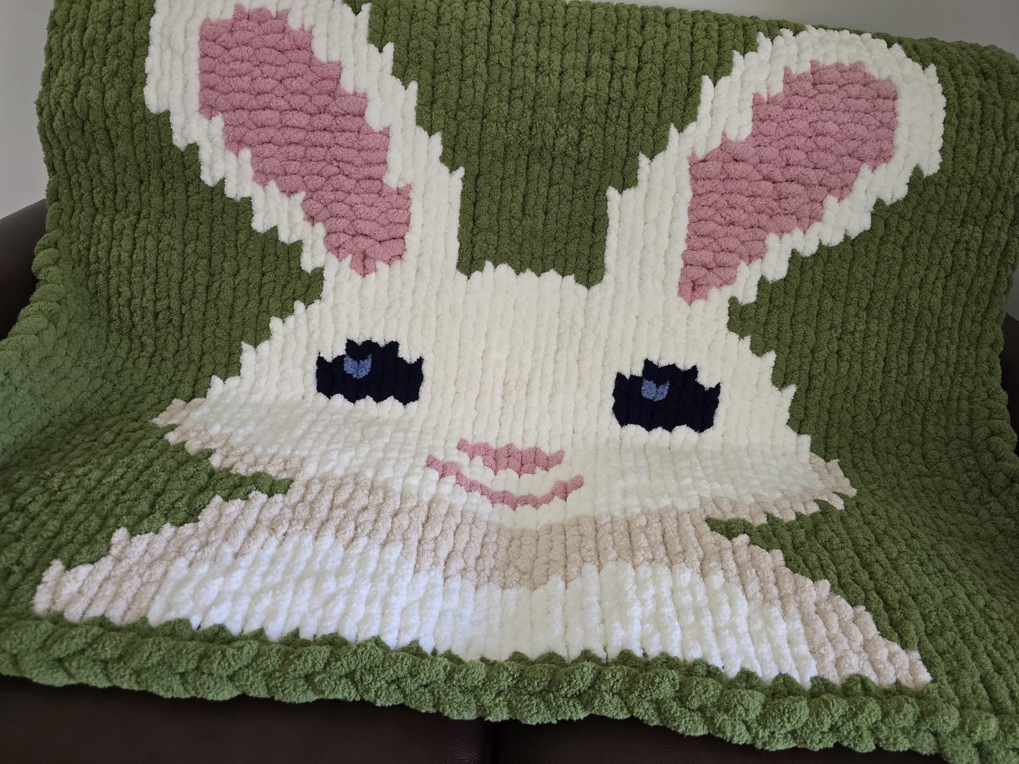The "Nothing Butt Bunny" Easter Blanket