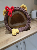 Customisable Honeypot cat cave - The Coziest Hideaway for Your Kitty – Handmade Chenille